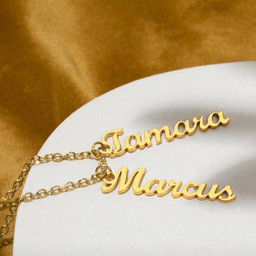 Up To 4 Custom Names on a Necklace - You Design!