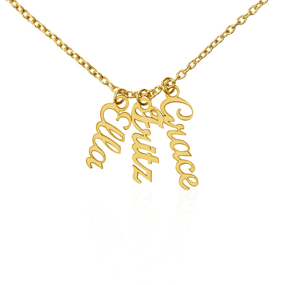 Up To 4 Custom Names on a Necklace - You Design!