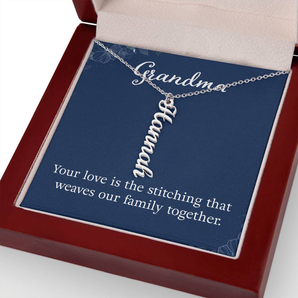 Up To 4 Custom Names on a Necklace - You Design!