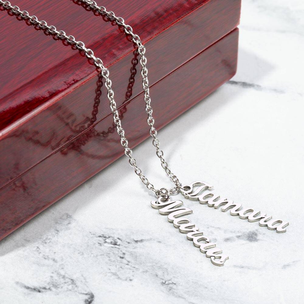 Up To 4 Custom Names on a Necklace - You Design!