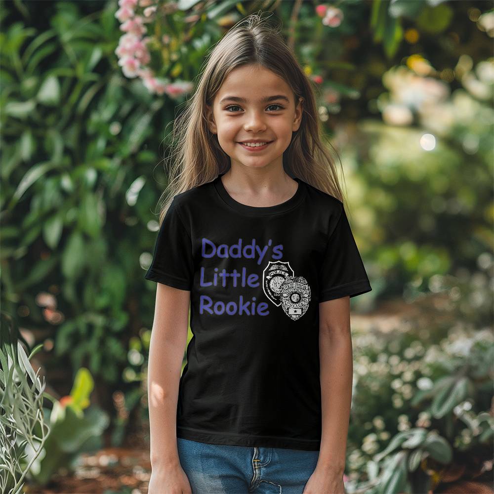 Daddy's Little Rookie - Kids tee shirt