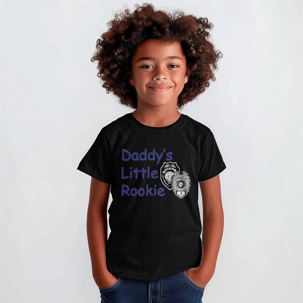 Daddy's Little Rookie - Kids tee shirt