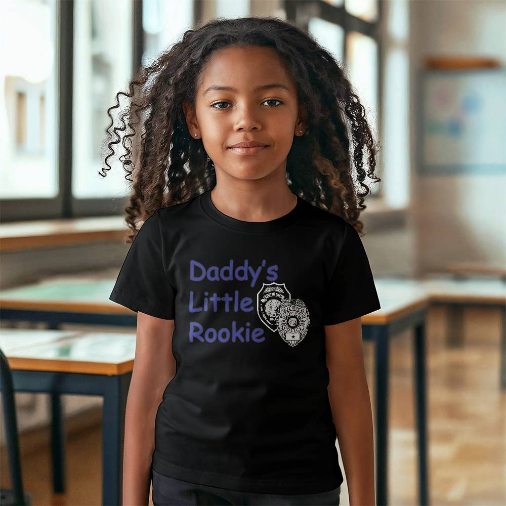 Daddy's Little Rookie - Kids tee shirt