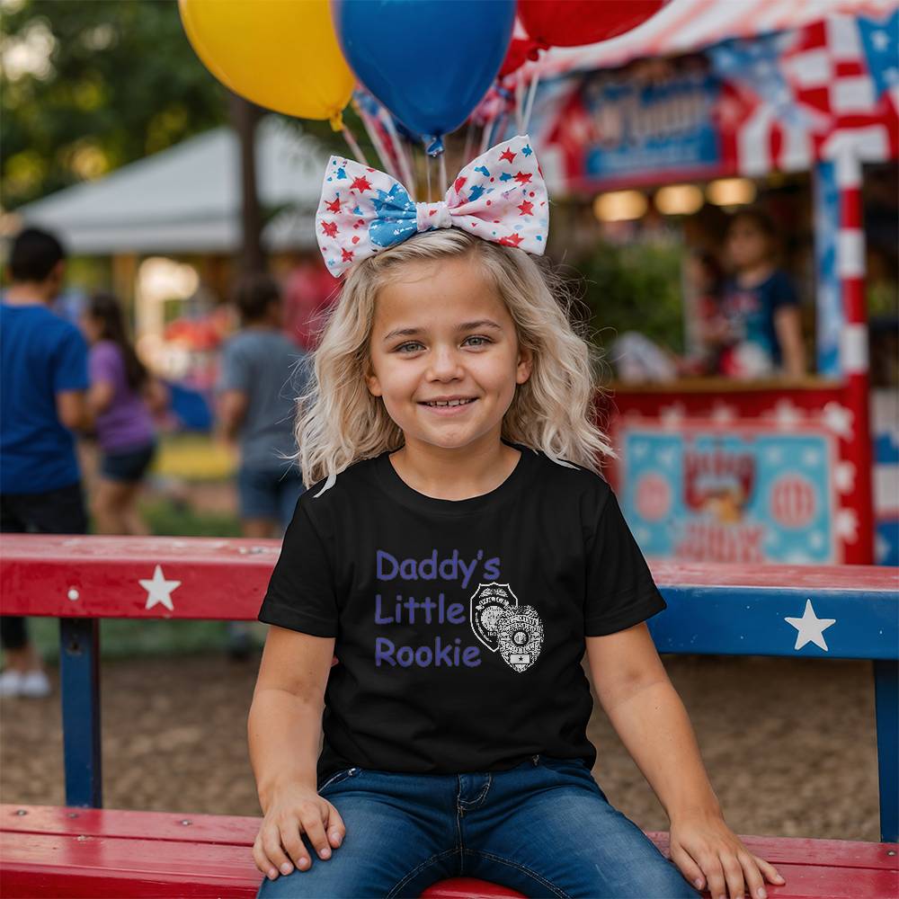 Daddy's Little Rookie - Kids tee shirt