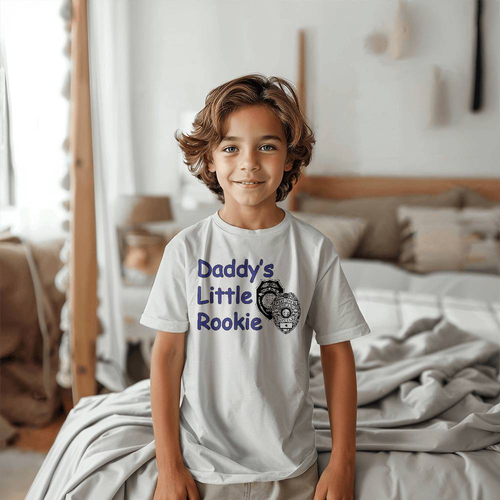 Daddy's Little Rookie - Kids tee shirt