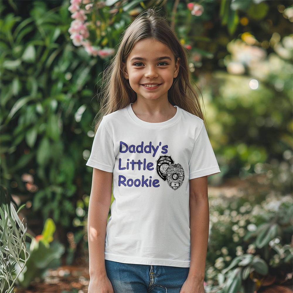 Daddy's Little Rookie - Kids tee shirt