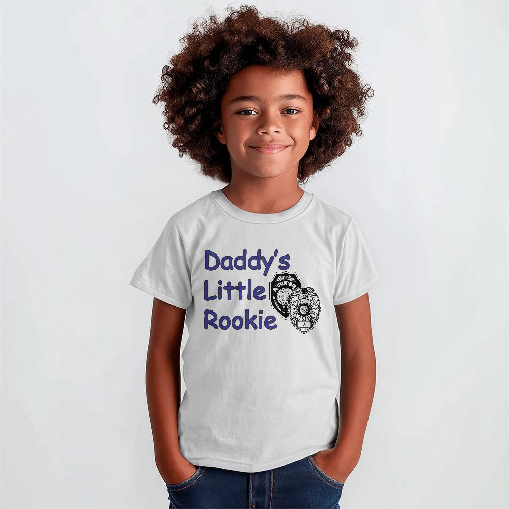 Daddy's Little Rookie - Kids tee shirt