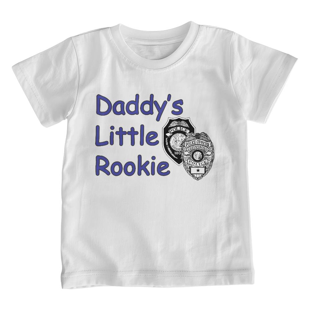 Daddy's Little Rookie - Kids tee shirt