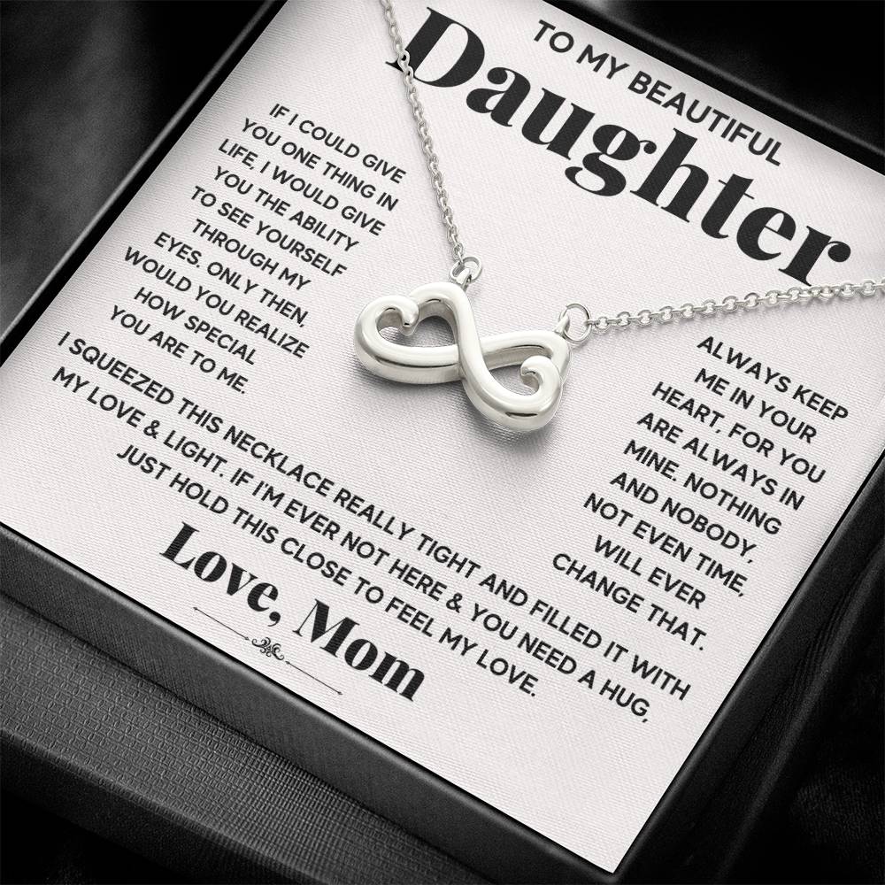 Daughter Interlocking Hearts - Endless Love Neclace