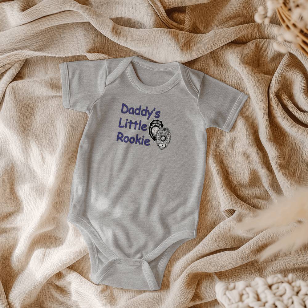 Daddy's Little Rookie GPD Baby Onesie