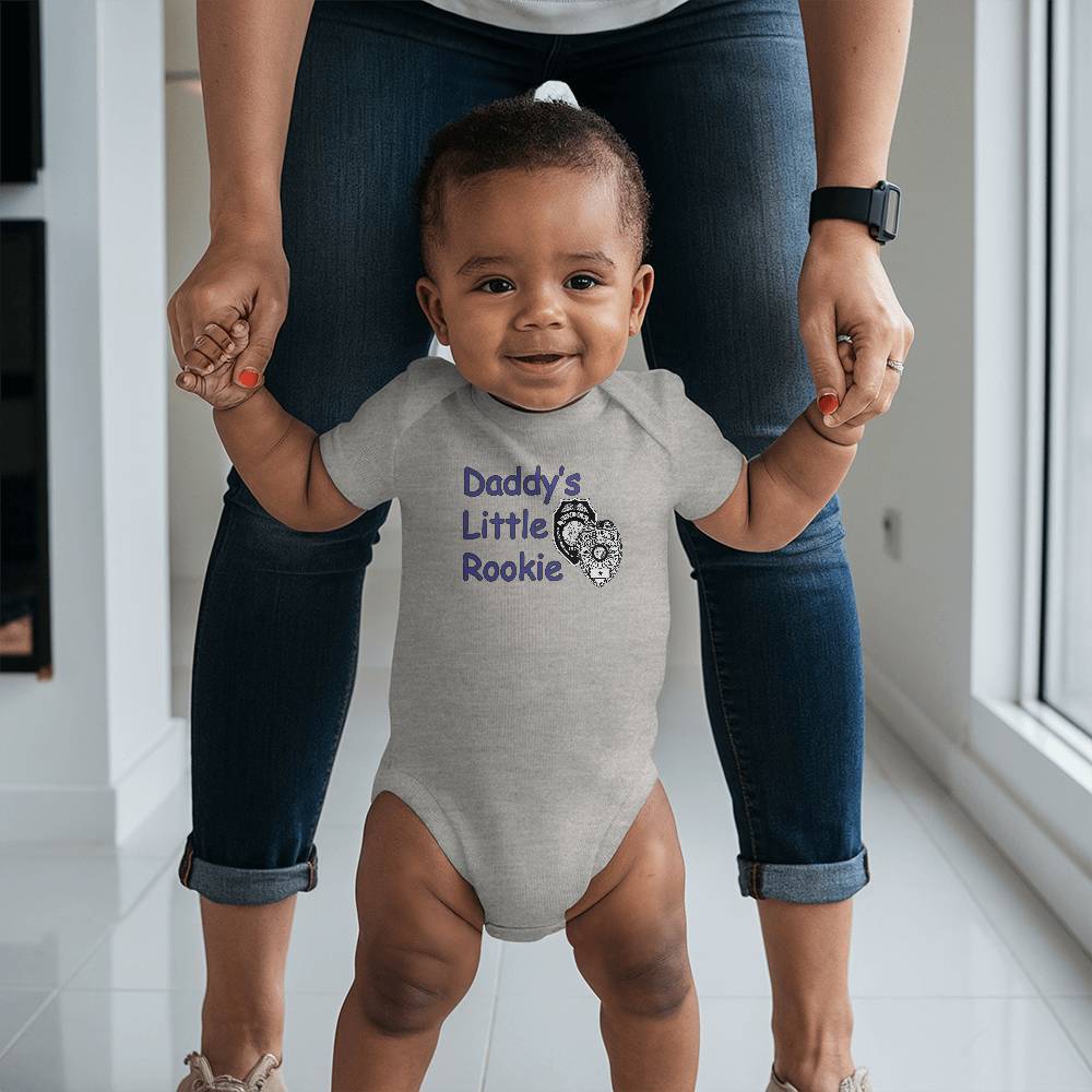 Daddy's Little Rookie GPD Baby Onesie