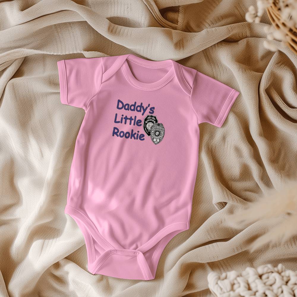 Daddy's Little Rookie GPD Baby Onesie