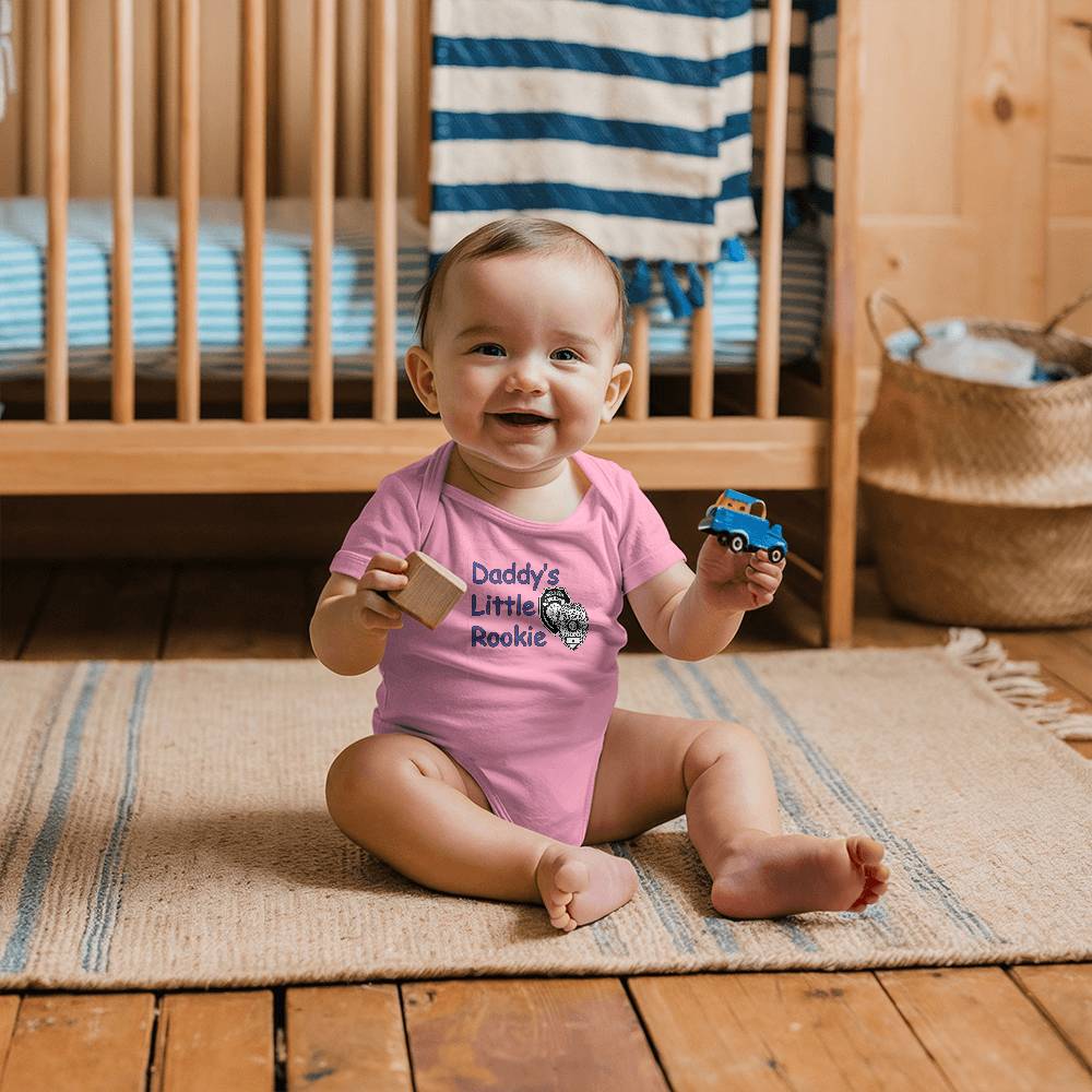 Daddy's Little Rookie GPD Baby Onesie