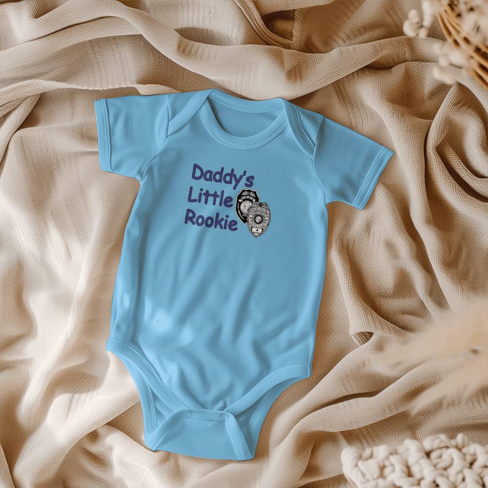 Daddy's Little Rookie GPD Baby Onesie