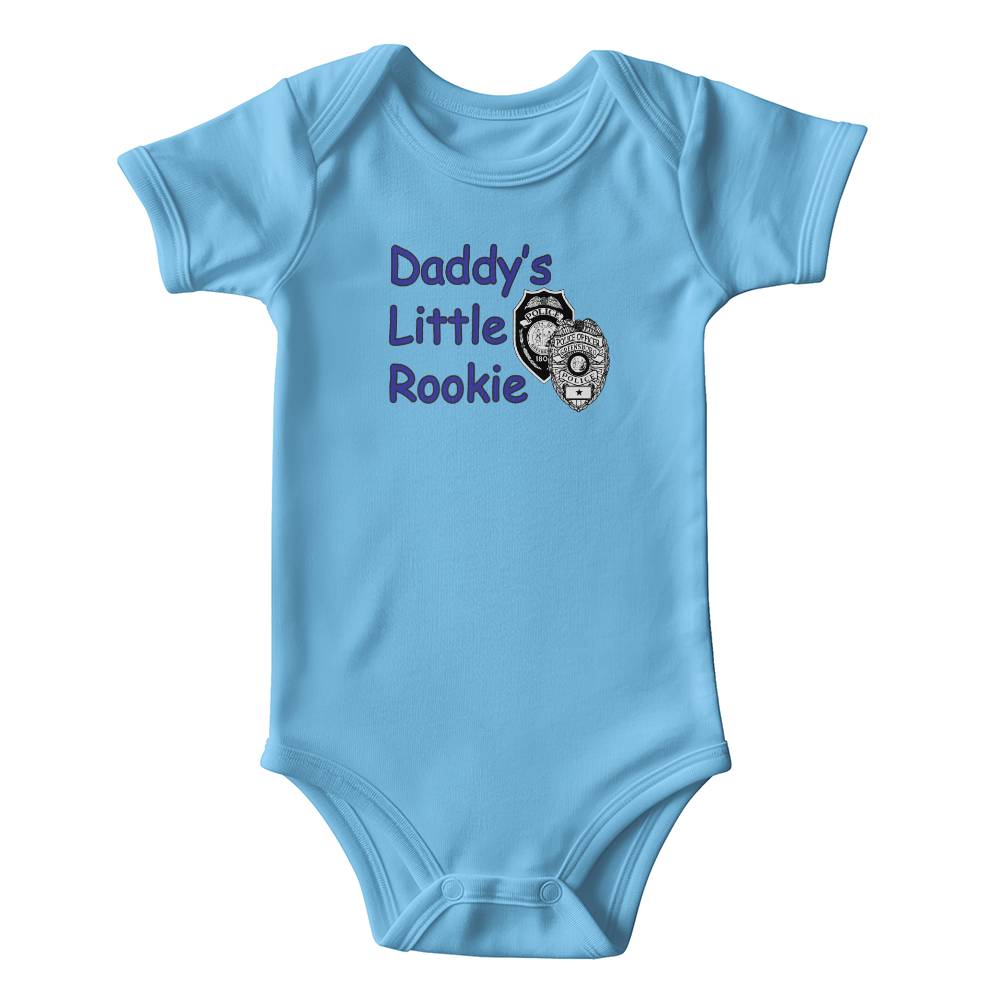 Daddy's Little Rookie GPD Baby Onesie