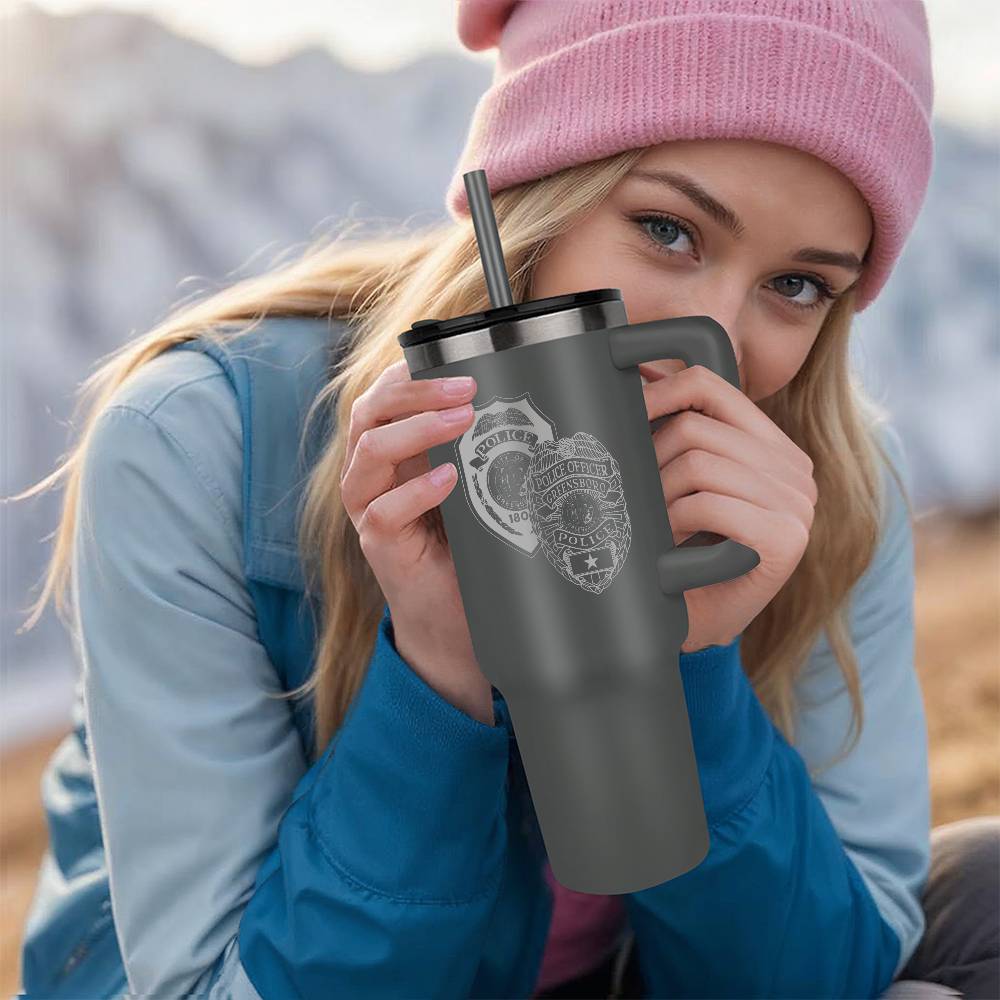 'Stanley' Style Cup - 40oz with GPD Engraving!   **LOWER PRICE **